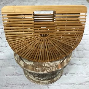 Bamboo Clutch/Crossbody Purse